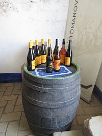Nabídka vín a piv ve sklepě ing. Pavla Tomanovského
