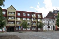 Starý Bohumín - střední škola na náměstí