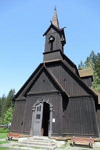 Bílá – dřevěný kostel sv. Bedřicha