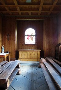 dřevěná kaplička sv. Cyrila a Metoděje