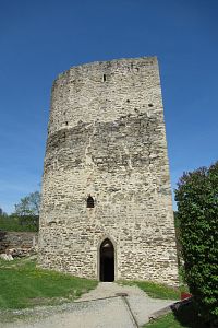 Hrad Bítov - břitová věž