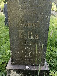 Hrob Samuela Kafky, předka spisovatele France Kafky