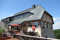 Hvozd - německá restaurace na vrcholu
