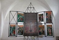 Starý zámek - maketa pozdněgotického oltáře z r. 1506