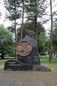 Park Štefana Višňovského - památník Zvolenského manifestu