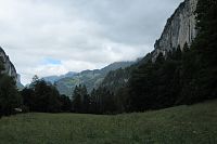 Vodopády údolí Lauterbrunnen