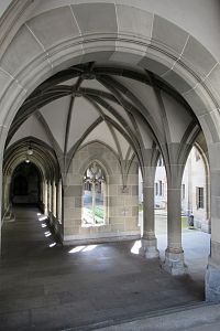 Vidíme kousek muzeua Fraumünster's Crypt