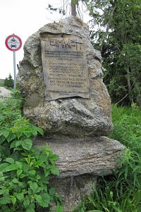 Památník Adalbert Stifter - Heimweh na parkovišti