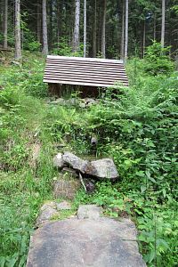 Šumava - pokračování - 4. den - částečný okruh 4 km: Sedýlko - Rohanovský vrch; Prachatice - Lázně sv. Markéty, křížová cesta, kaple sv. Filipa Neri a sv. Markéty,  průsečík 14. poledníku a 49. rovnoběžky, pivovar