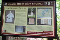 Tabule naučné stezky opata Zavorala