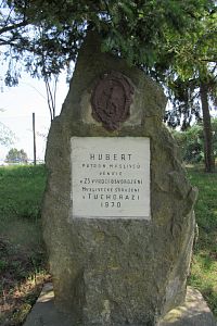 Tuchoraz - pomník Huberta