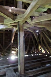 Tvrz Tuchoraz - ve věži na půdě