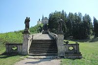 Schodiště na poutní místo Homol