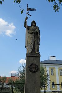 Choceň - socha sv. Václava blízko branky