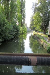 Choceň - přecházíme mlýnský náhon