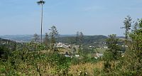Výhledy z Hradského kopce na západní část města