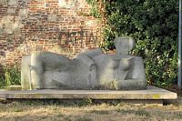 Denisovy sady - socha Morava