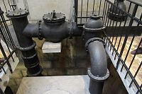 3. vodojem - rozvody do obou nádrží jsou v odděleném prostoru