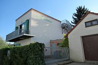 Kroměříž - 1. selský pivovárek - jsou vidět i schody na terasu