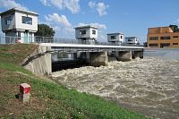 Spytihněv - jez na řece Moravě