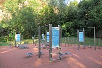 Brno - cvičební areál u parkoviště