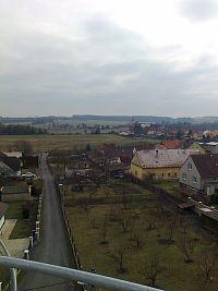 Pohled na jižní část obce