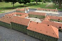 Miniatura hřebčína v Kladrubech