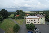 Pohled z věže západním směrem