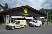 Kraslice - část Tisová: pivovar Krušnohor