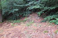 Tady zjevně stával altán