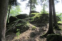 Merklín - skály NS Mamut