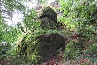 Merklín - skály NS Mamut