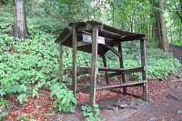 Přístřešek nic moc, ale snad by nás před bleskem ochránil