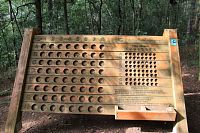 Dětský areál v lesoparku Knihov