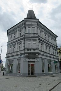 Kladno - roh ulic T. G. Masaryka a Staré