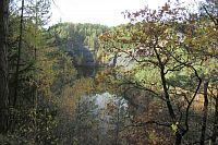 Hromnické jezírko - 1. vyhlídka