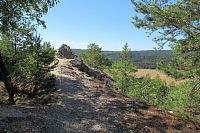 To je jen vyhlídka na trase na vrchol