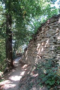 Tohle je snad to jediné, co je vidět z hradu Výrov