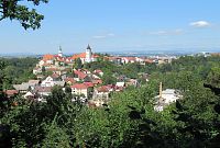 Nové Město nad Metují z hradu