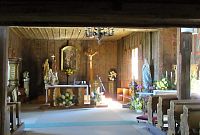 Slavoňov - dřevěný kostel sv. Jana Křtitele