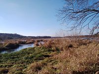 Několik koryt Klabavy před přehradní nádrží Klabava