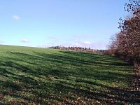 Vzadu nenápadně vykukuje kaple Navštívení Panny Marie na Vršíčku