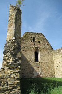 Třebařov - zřícenina kláštera Koruna