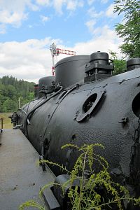 Samozřejmě jsem vylezla na lokomotivu