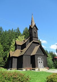 Bílá - dřevěný kostel sv. Bedřicha