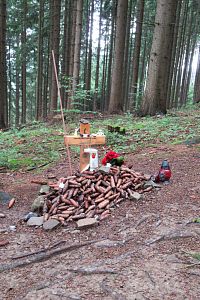 Památníček na trase