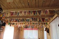 Vlaječky v restauraci Chata Tesák