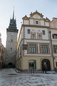 Zelená brána - při pohledu z Pernštýnského náměstí