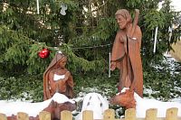 Pernštýnské náměstí - betlém pod stromečkem