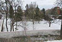 Tyršovy sady západně od zámku